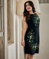 Embroidery Detailed Shift Linen Dress